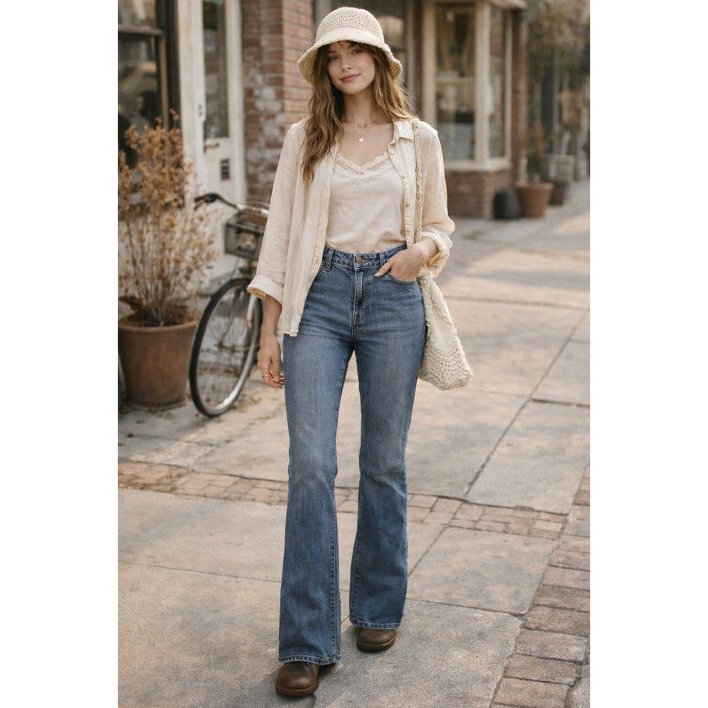 Banana Republic Jeans Women 30/10R Bootcut Fit Denim Western Preppy